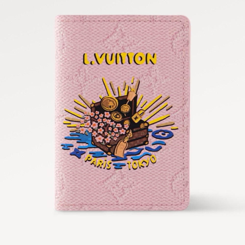 Limited Edition- Pink Louis Vuitton M15027
Pocket Organizer Wallet